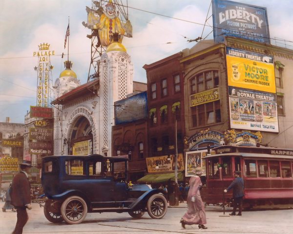 Palace Theatre (Alhambra Theater) - Vintage Shot